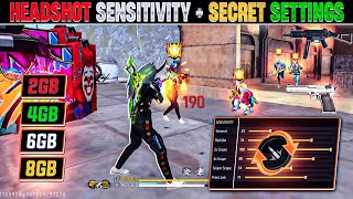 Free Fire Max Auto Headshot Trick 2023 Sensitivity  2gb 4gb 6gb Ram Headshot Sensitivity Setting [upl. by Eldreeda499]