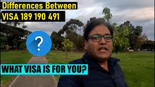 Differences between visa 189190 and 491 Australian PR Process 2023 [upl. by Yecrad]