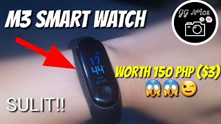 M3 Smart watch REVIEW BATTERY LIFE  FEATURES [upl. by Casandra]