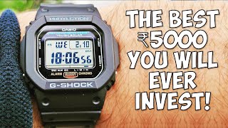 BEST GSHOCK under ₹5000 Unboxing amp Review Casio DW5600 UE1DR Tough Solar [upl. by Nigam317]