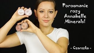 Róże Annabelle Minerals  porównanie kolorów  Czarszka [upl. by Ring]