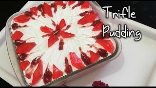 Trifle recipebest trifle puddingsimple strawberry trifle pudding recipe [upl. by Naujej]