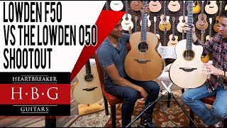 Lowden F50 vs the Lowden O50 Shootout [upl. by Atinwahs]