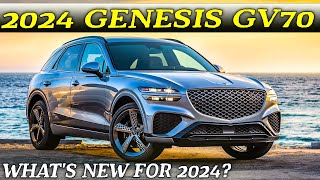 2024 Genesis GV70  Whats New for 2024  Pricing and Which One to Buy [upl. by Assenaj634]