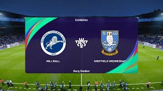 Millwall vs Sheffield Wednesday 31082024 EFL Championship PES 2021 [upl. by Conlee]