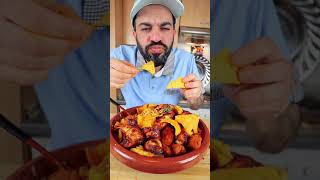 موكبانغ باستا ونودلز بالدجاج الحار والدوريتوس Mukbang Shorts [upl. by Nodlew675]