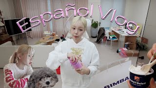 Sub 24시간 동안 엄마랑 친구들한테 스페인어로만 말하기 Vlog••🙄 Mi primer vlog en ESPAÑOL [upl. by Belle]