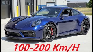 992 GTS  100200 Kmh acceleration [upl. by Ellon612]