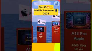 Top 10 Mobile Processor Ranking 2024 shorts 3dcomparison [upl. by Arney]