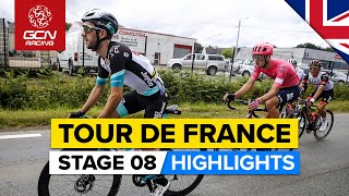 Tour de France 2021 Stage 8 Highlights  Race Blown Apart In the Alps [upl. by Letniuq]