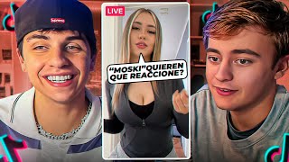 INVADIENDO LIVES de TIKTOK con MOSKI [upl. by Annelg]