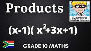 Products Grade 10 binomial x trinomial [upl. by Elset304]