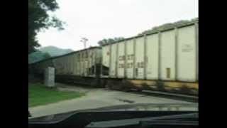 CSX Coal Train in Jeffery West Virginia [upl. by Tteve]