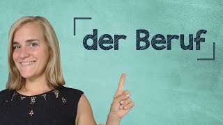 Learn How to Talk About Your Profession in German  A1 with Jenny [upl. by Eitra]