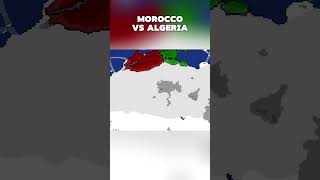 Morocco vs Algeria countryballs mapping battleroyale algeria morocco [upl. by Dwan]