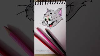 Tom Cat Drawing art tomandjerry cartoon tomcat drawing shorts [upl. by Anemolif]