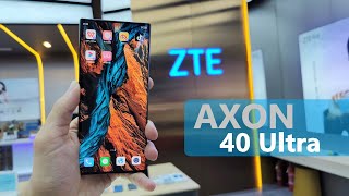 ZTE Axon 40 Ultra  крутой камерофон с безрамочным экраном Первый взгляд [upl. by Enylodnewg]