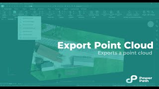 Export Point Cloud How to export point clouds from Power Path [upl. by Amber]