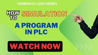 How to Simulation a Program in TIA Portal  Siemens PLC  Bangla Tutorial 2024 [upl. by Dorehs]