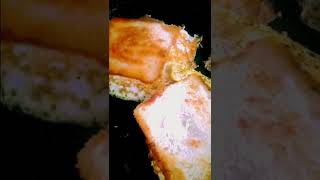 shortsEgg OmeletteToast🥚🍞💛🤍5 Minutes Recipe💚🧡Quick breakfast❤🤍 [upl. by Zeralda]