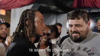 TR SHARPE VS DON MARINO  HARLEM NIGHTS 2  BAR YOU TO DEATH LEAGUE BU2D  RAP BATTLE [upl. by Aihsetal388]