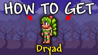 How to Get Dryad in Terraria  Dryad in terraria [upl. by Aivalf338]