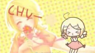 Chu Shite【CHU！して！】 Kagamine Rin【鏡音リン】Full PV [upl. by Haodnanehs]