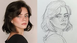 Unlock Your Inner Artist Learn to Draw Realistic Portraits with the Loomis Method [upl. by Annij]