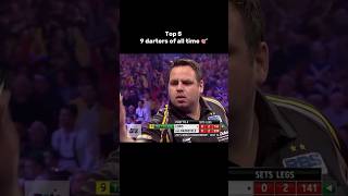 Top 5  9 Darter’s of all time 🤯🎯  Subscribe for daily darts darts 9darter 180 [upl. by Neeloj]