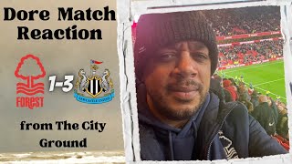 Reality check ￼For Reds  Nottingham Forest 13 Newcastle United  Dore Reaction [upl. by Ylime]