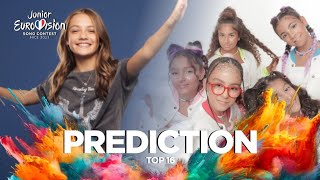 🇫🇷 Junior Eurovision 2023 Top 16 l PREDICTION Before The Rehearsals [upl. by Eikcim]