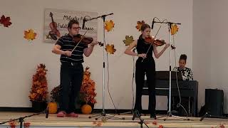 Metcalfe Fair Fiddle Contest  Danika Hutlet amp Paul Jacob Lemelin Duet 2nd place [upl. by Initsed]