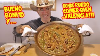 donde puedo COMER BIEN en VALENCIA BUENO BONITO y [upl. by Ydnec703]