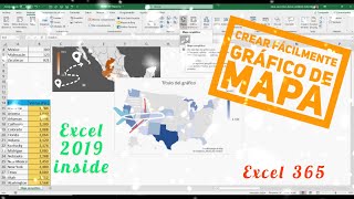 📌Insertar GRÁFICO de MAPA 🗺 en Excel ¡FÁCIL Y RÁPIDO👍 [upl. by Wales149]