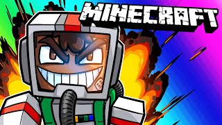 Minecraft Funny Moments  Marcel Blows Up The Moon Ad Astra Mod [upl. by Leor]