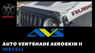 Jeep Wrangler JLJT  AVS Aeroskin II Install [upl. by Durrej]