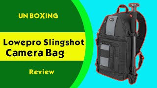 Lowepro Slingshot Camera Bag Unboxing amp Review [upl. by Sakul]