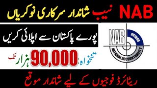 NAB Jobs 2024 Online Apply  Jobs in Islamabad  Govt Job Vacancy  Retired Army Person Jobs 2024 [upl. by Buchanan]