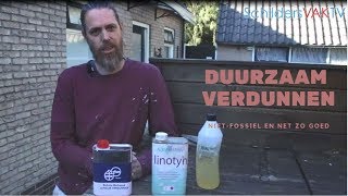 Verf verdunnen met duurzame producten [upl. by Eleynad]