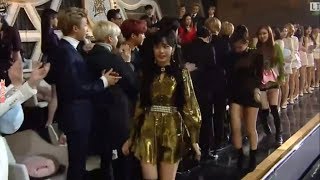 BLACKPINK so close with BTS  GDA 2018 kyaaaaa [upl. by Frantz]