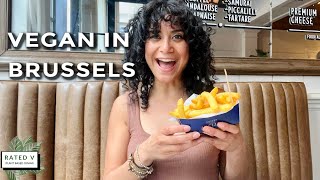 BRUSSELS VEGAN FOOD TOUR  7 MUST TRY RESTAURANTS [upl. by Atilem]