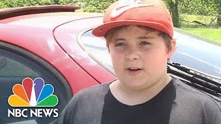 11YearOld Boy Shoots Intruder  NBC News [upl. by Reaht823]