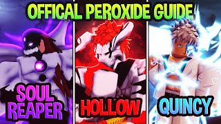 The Official Peroxide Guide Soul Reaper Hollow Quincy  Bankai Volt Segunda [upl. by Gile487]