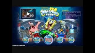 SpongeBob Town Special Video First SpongeBob Town Fan Video on YouTube [upl. by Relyk]