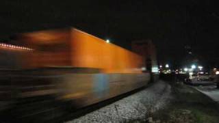 CSX intermodal trains Q127 amp Q128 meet in MariettaGA [upl. by Gish162]