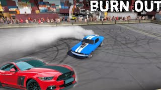 Burn out the drifting car game [upl. by Nnil679]