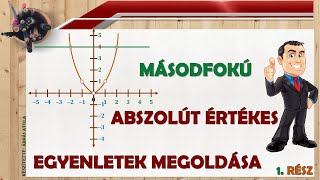 1 MÁSODFOKÚ ABSZOLÚT ÉRTÉKES EGYENLETEK MEGOLDÁSA – 1 RÉSZ [upl. by Assirral4]