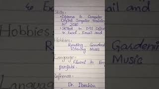 CV or Resume writing for exam  Get noticed by employers [upl. by Nairadal95]