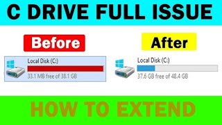 How to D drive space c drive increase l D Drive को space कसरी c ड्राइव मा लाने हो । एक क्लिक मा । [upl. by Aneladgam]