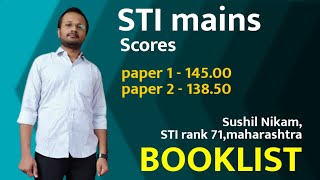 STI 2021 Sushil nikam mains booklist  MPSC combine group B mains Books [upl. by Damahom]